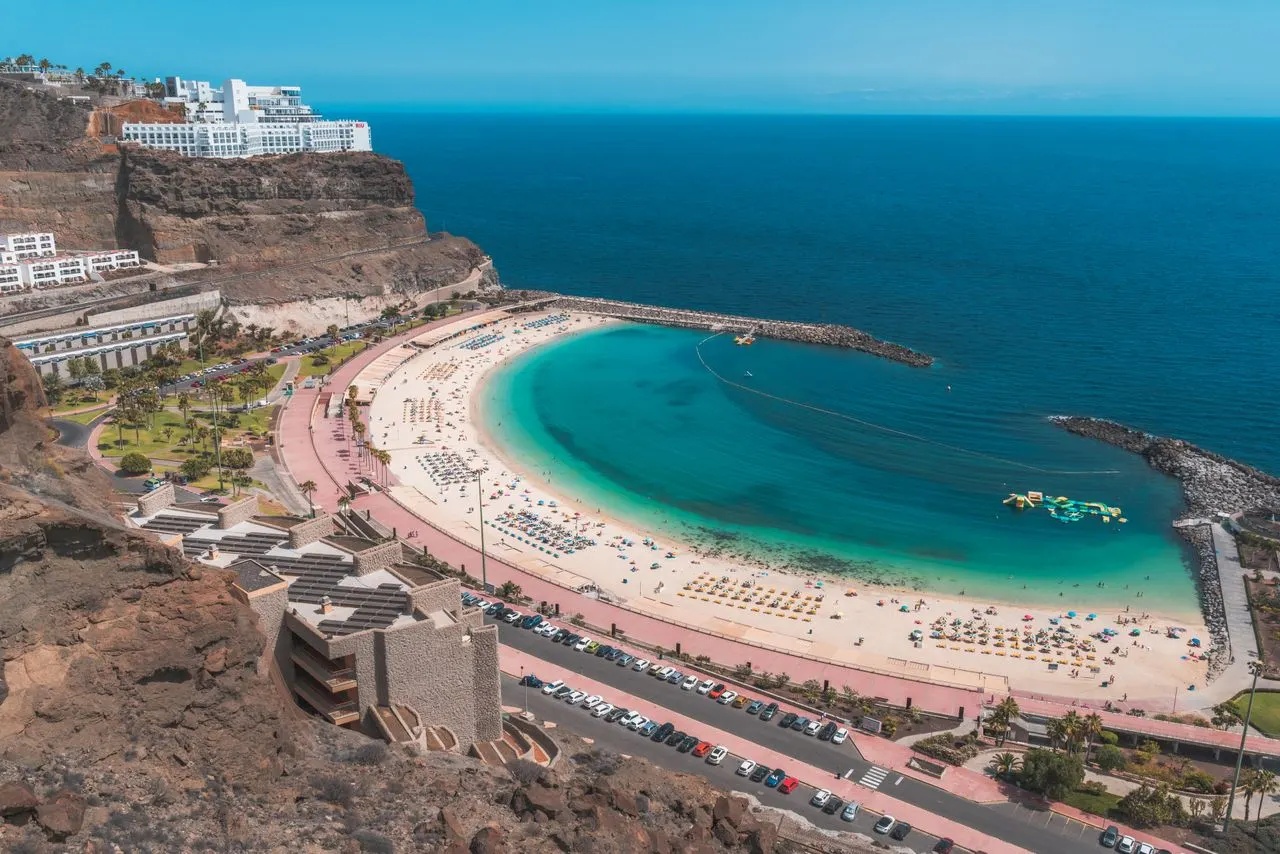 Playa de Amadores op Gran Canaria